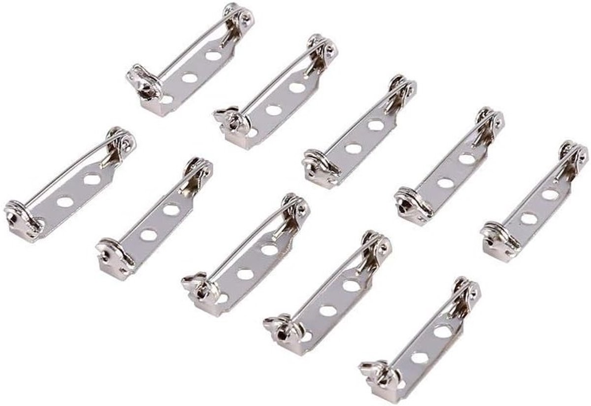 50 stuks veiligheidsspeldjes voor broches en knutselprojecten, 25 mm met verzekeringsverandering