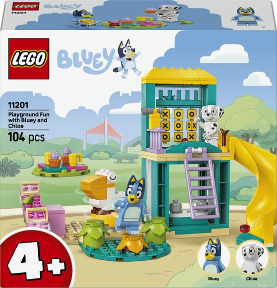 LEGO® Bluey: Bluey en Chloé in de Speeltuin Bouwset - 11201