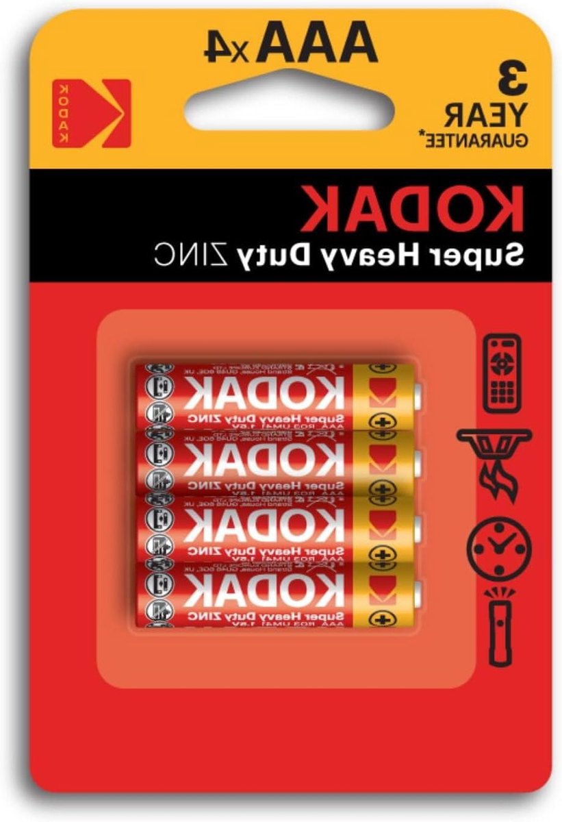 AAA Batterijen - Wegwerpbatterijen - Apparaten Aandrijven - Goede Weerstand - 4 stuks - Niet gespecificeerd