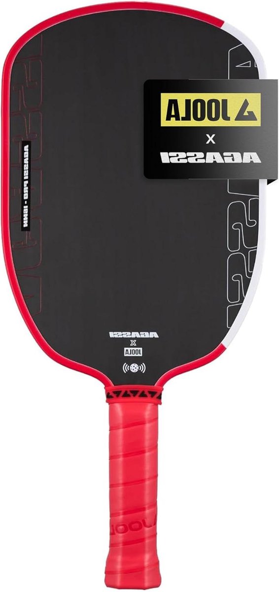 Pickleball Peddel - Padel Racket - Pickleball Spelen - Uitgebreide Sweet Spot - 16.5 x 7.5 inch - Zwart