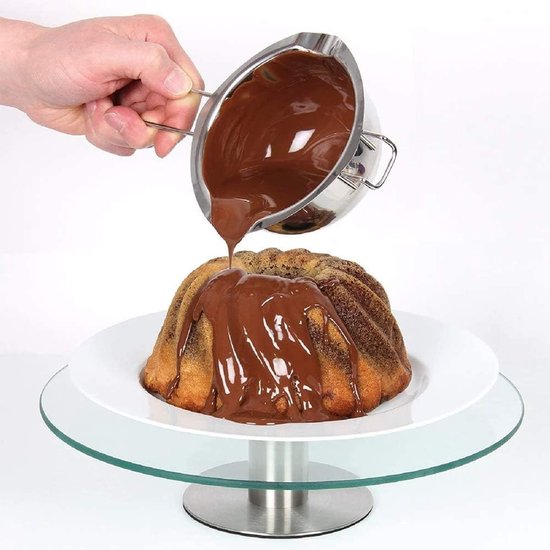 400ml RVS Smeltkom voor Boter, Chocolade en Kaas - Hoogwaardige Waterbad Smeltpot voor Caramel en Kaarsen van Merkloos — afbeelding 4