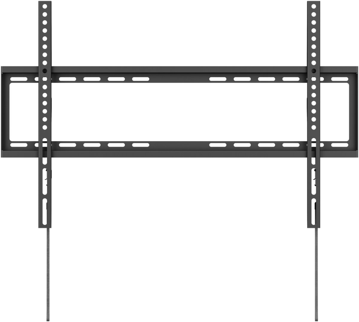 NANOOK vaste tv-wandbeugel 40–80 inch | Solid+ Ultradun & extra stabiel | VESA tot 600x400 | Draagkracht tot 75 kg | Geschikt voor alle gangbare tv’s | Incl. montagemateriaal | Eenvoudige montage