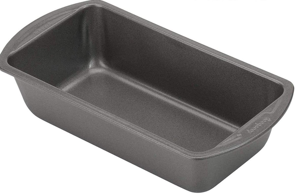 Good Cook 04025 4025 Broodpan, 8 x 4 Inch, Grijs (5-Pack)
