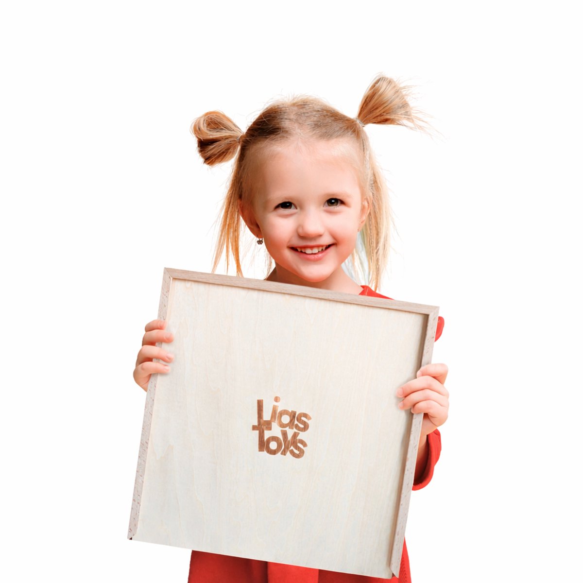Houten Sensory Speelbak - 30x30 cm - Speelbak met deksel - Houten Bak - Sensory Play - Open einde spel - Montessori Speelgoed