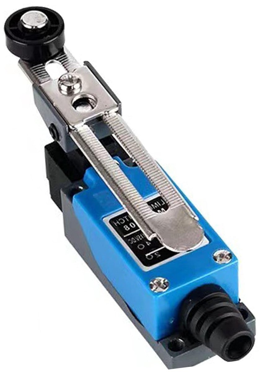 Verstelbare Momentane Schakelaar met Roller Lever Arm, Waterdicht IP65, Geschikt voor Mechanische Toepassingen en Automatisering