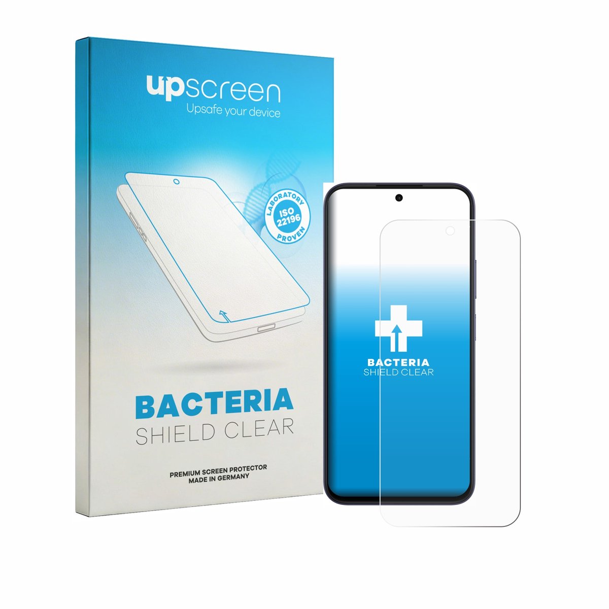upscreen - Screenprotector voor Oppo A6k - Folie Beschermfolie transparant antibacterieel