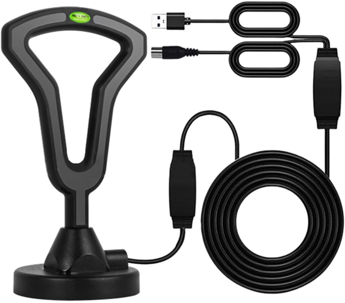 Store_7 - TV Antenne - Digitale Antenne - Signaal Booster - Indoor & Outdoor - 4K 1080p HD Receptie - Geschikt voor DVB-T