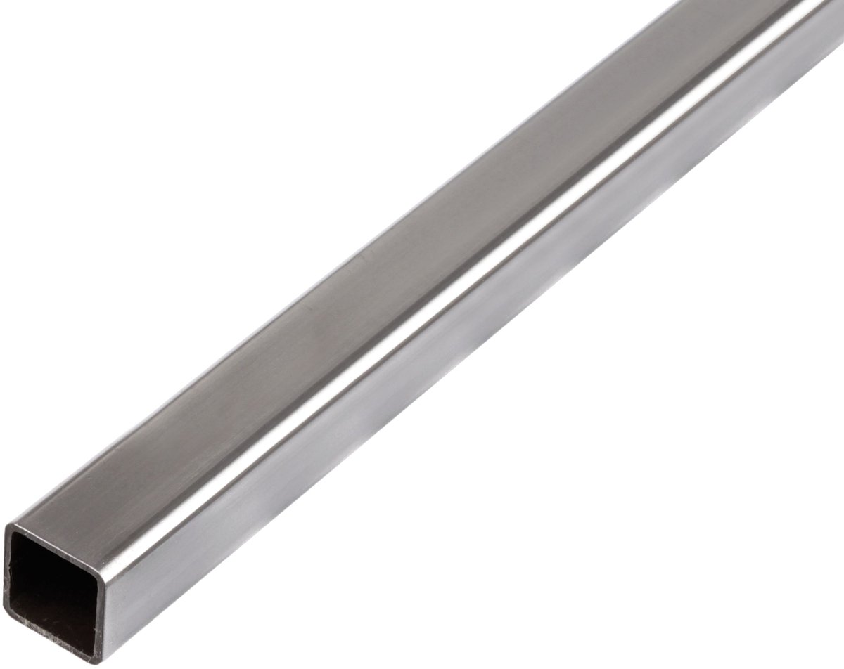 Alberts 423780 vierkante buis | staal | 1000 x 25 x 25 mm | set van 3