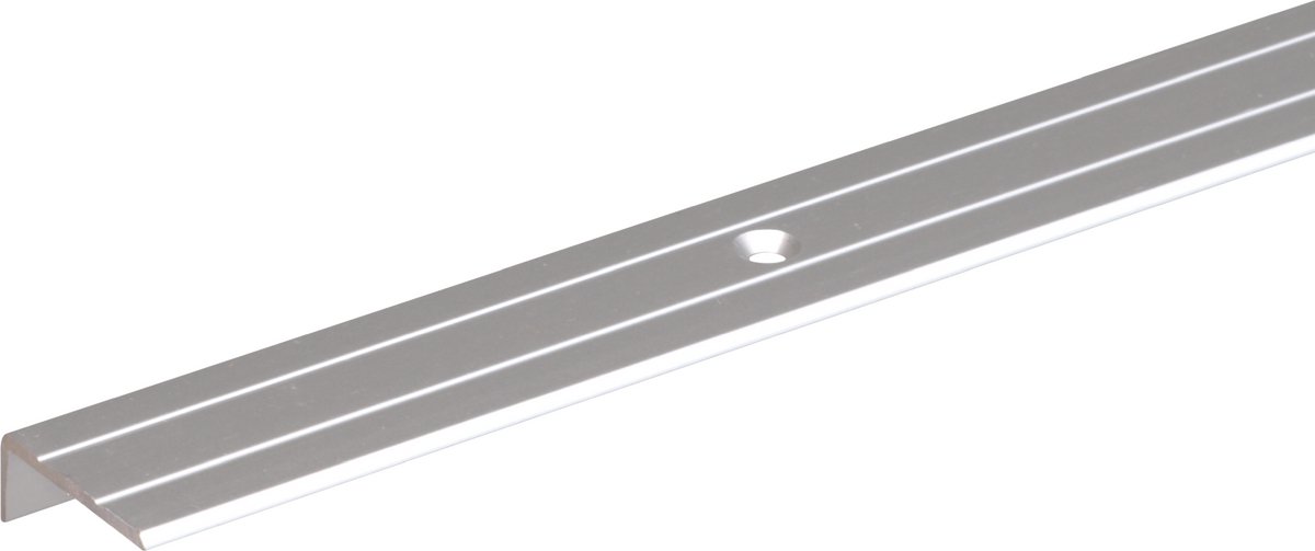 Alberts 498597 trapbeschermingslijst | aluminium, zilverkleurig geanodiseerd | 1000 x 25 x 10 mm | set van 4