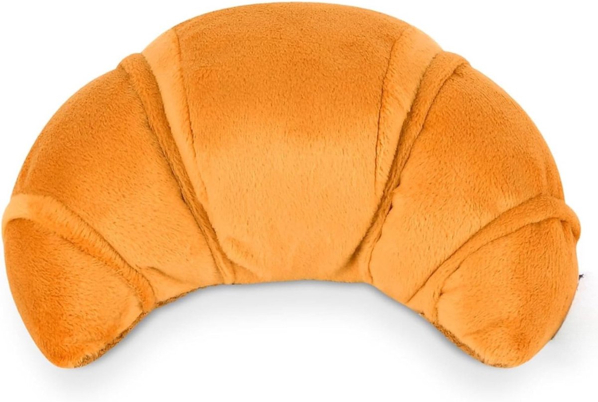 SAVI® Croissant Knuffel - Kmuffel - Croissant - Lichtbruin - 9cm x 14cm x 18cm