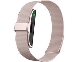 Kuno Band – Smartband – Smart Wearable – Health Tracker – Slaap Tracker – Hartslagmeter – SpO2 – Bloeddruk – Stressmeter – Stappenteller – Fitness Tracker – 50+ Sportmodi – Geen Abonnement – IP68 Waterdicht – Mannen en Vrouwen – Rose