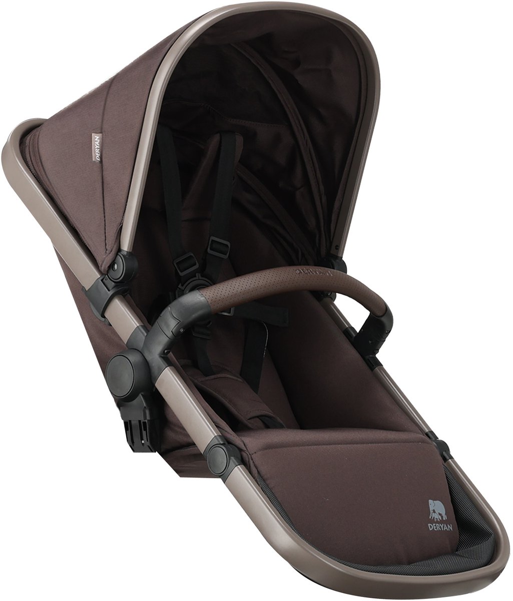 Deryan Tweede Stoeltje Evy V2/V3 Kinderwagen - Chocolade van Deryan