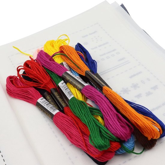 Stekenboek Borduren - Borduurgids Naaien - Handwerk Vaardigheden Oefenen - Voorgedrukte Steeknamen - 297 x 194 x 21 cm van Merkloos — afbeelding 2