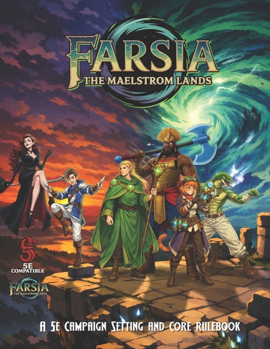Relentless Fiction Dnd 5e Compatable Supplements.- Farsia
