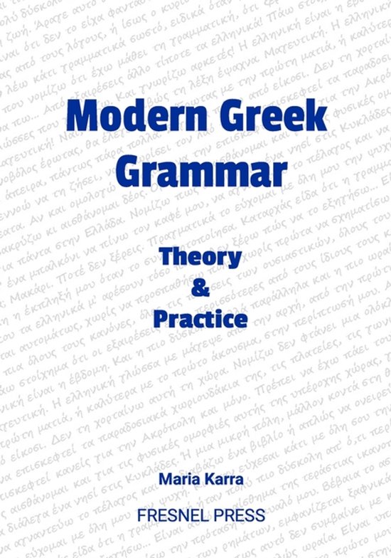 Modern Greek Grammar Theory and Practice - cover