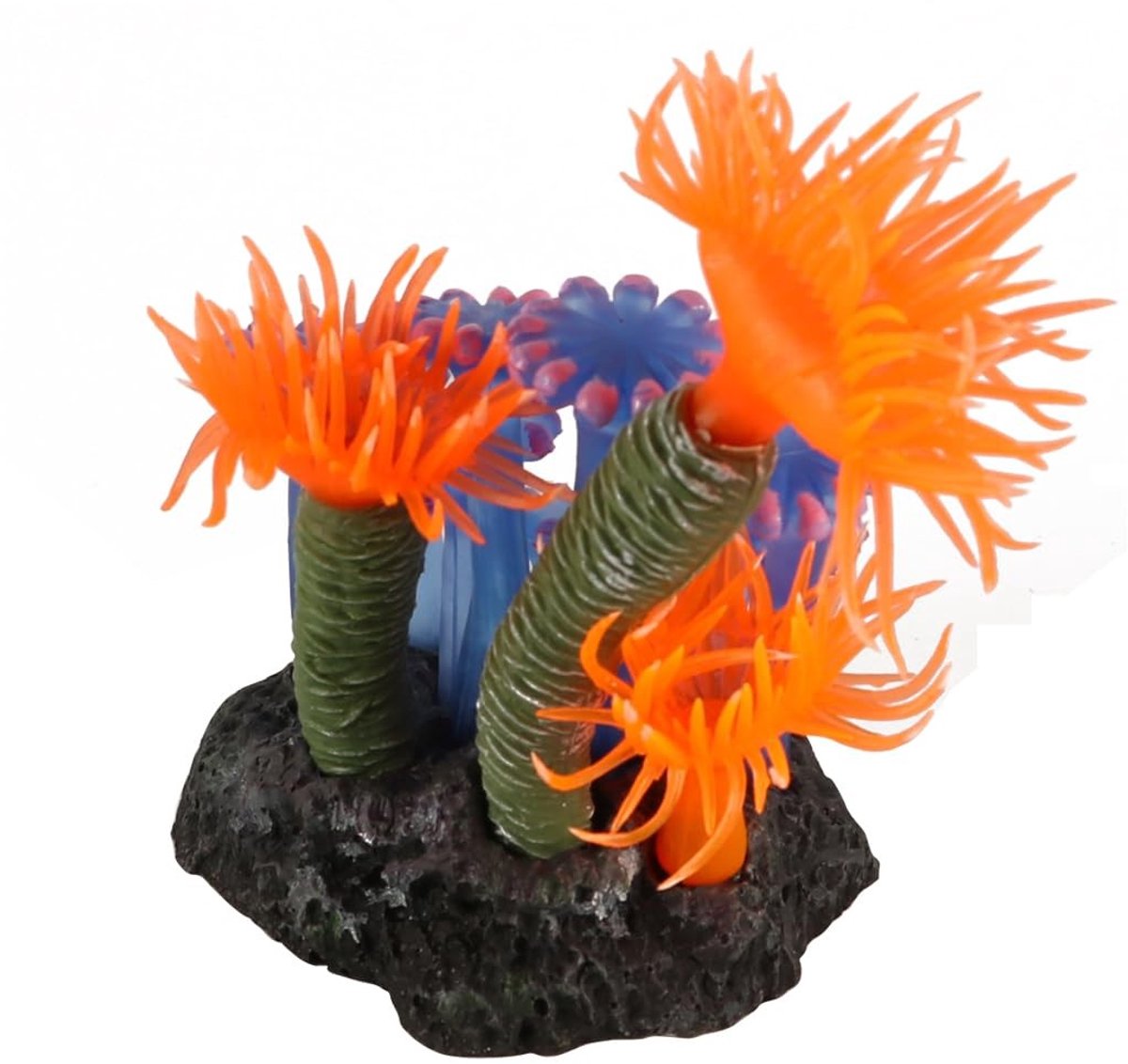 Dailygoods - Waterplanten Aquarium - Kunstmatige Koraal Decoratie - Grote Lichtgevende Siliconen Planten - Ideaal voor Vissenkom - Natuurlijke uitstra