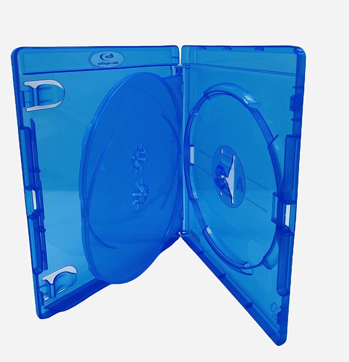 Dailygoods - Amaray Dubbele Hoezen voor Blu-Ray DVD - 14mm - 10 Stuks - Dubbele Disc - Opberghoezen - Geschikt voor 2 CD's