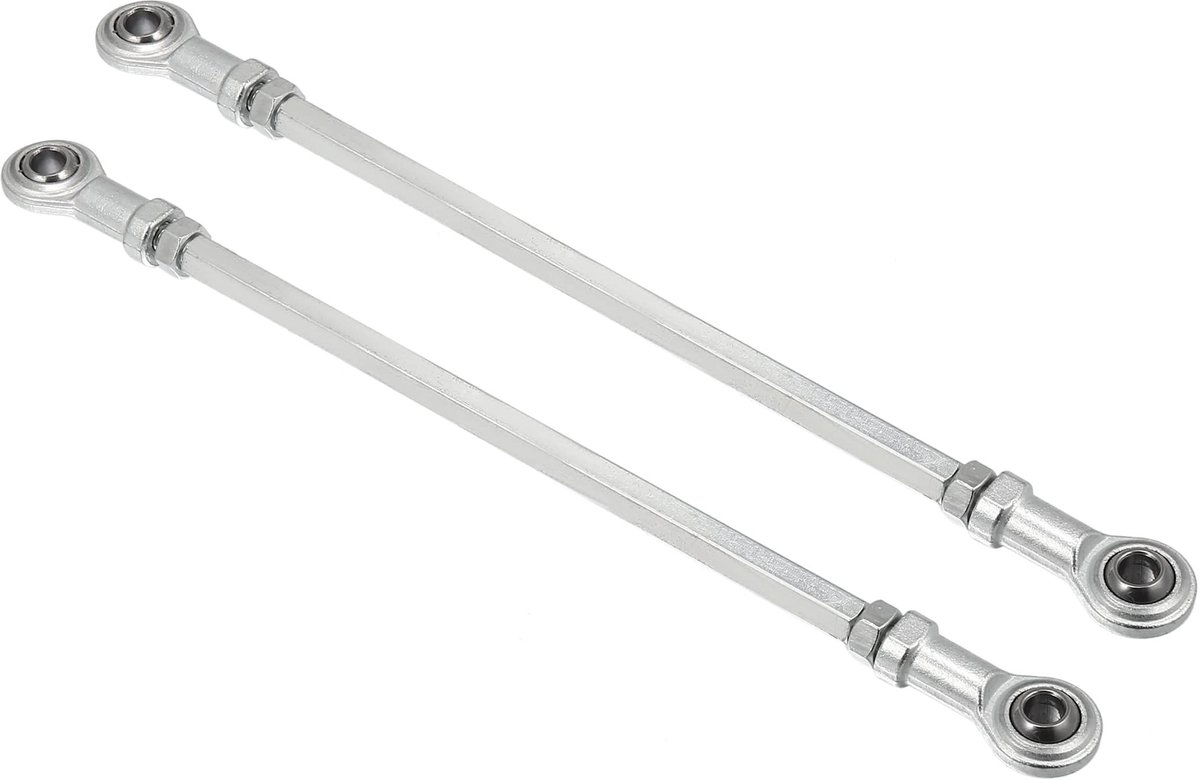 Dailygoods - 238mm Stuur Tie Rod Ball Joint - Set Van 2 - Duurzaam - Roestvrij Staal - Eenvoudig te installeren - Geschikt voor vervanging - Zilveren