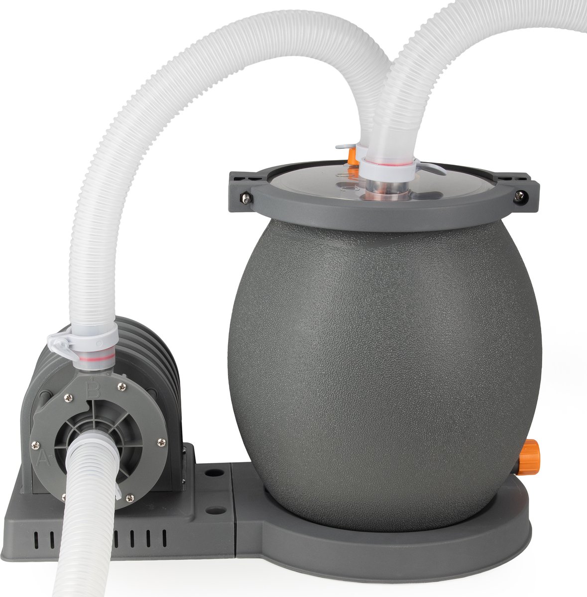 COIL Zandfilterpomp 4542 L/u voor Zwembad – 100W Pool Filterpomp met 32 mm Aansluiting – Inclusief Slangen en Accessoires – foto 4