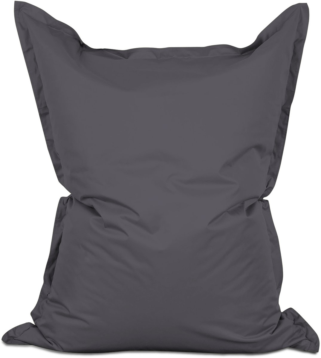 Lumaland Grote luxe XXL zitzak - 380 liter vulling - 140 x 180 cm - geschikt voor Indoor & Outdoor - verkrijgbaar in verschillende kleuren - Antraciet