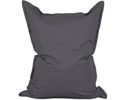 Lumaland - Grote luxe XXL zitzak - 380 liter vulling - 140 x 180 cm - geschikt voor Indoor & Outdoor - verkrijgbaar in verschillende kleuren - Antraciet