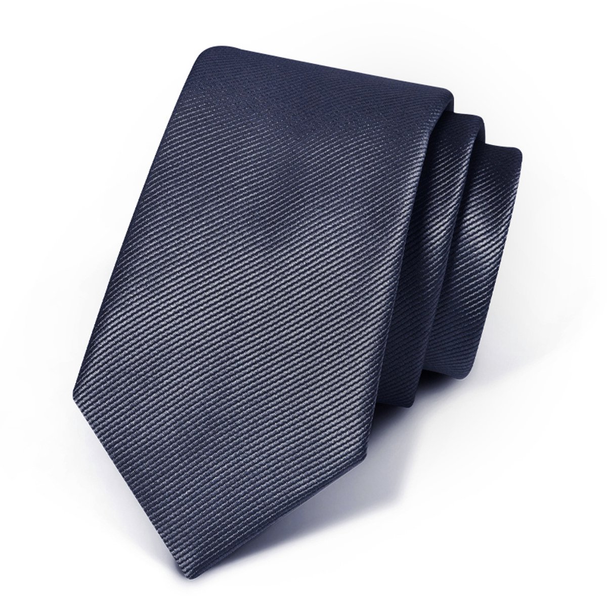 Premium Ties - Luxe Stropdas Heren - Polyester - Grijs - Incl. Luxe Gift Box!