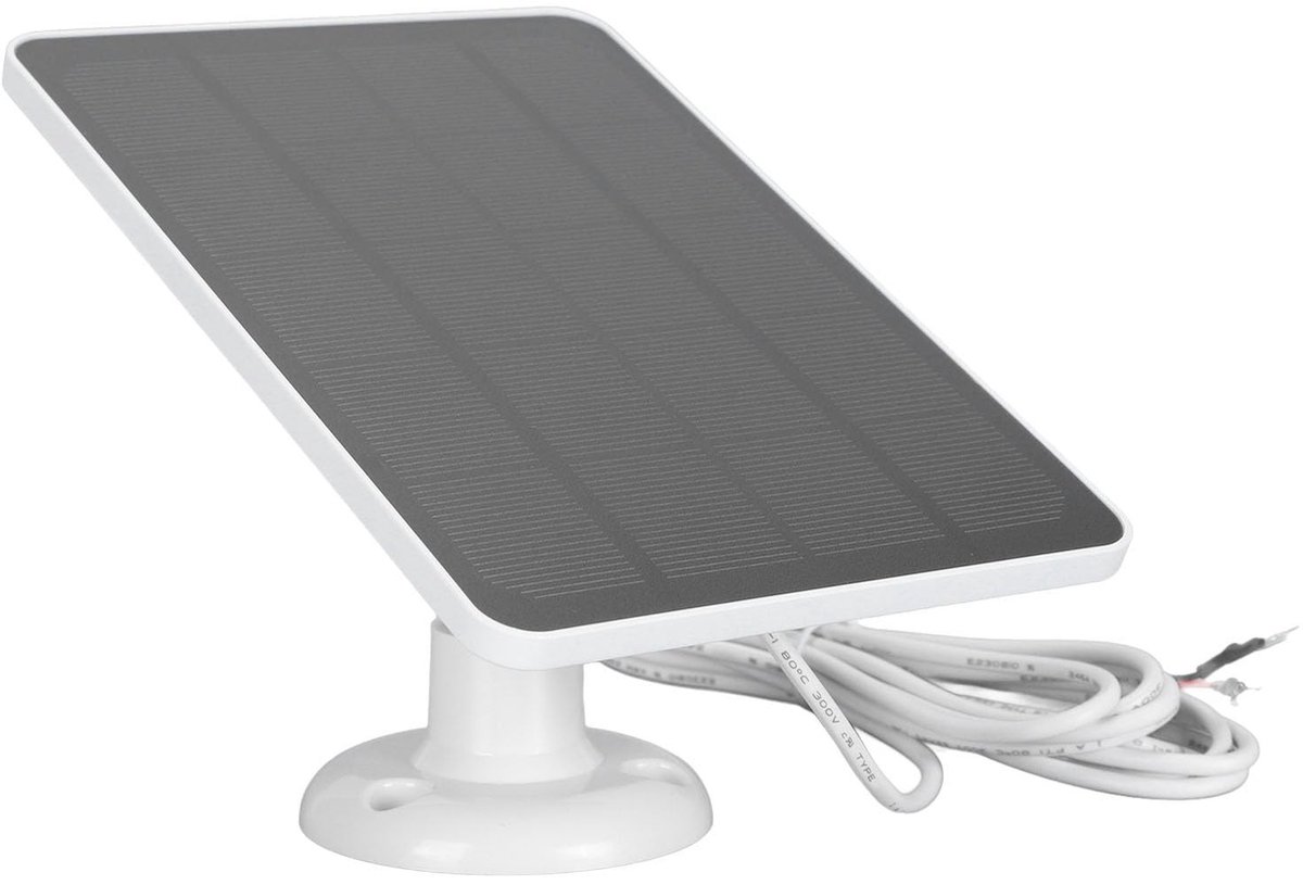 By shayne - 10W Zonnepaneel - Zonnepaneeloplader - IP66 Waterdicht - Verstelbare Montage - Voor Deurbellen - 3 meter Oplaadkabel
