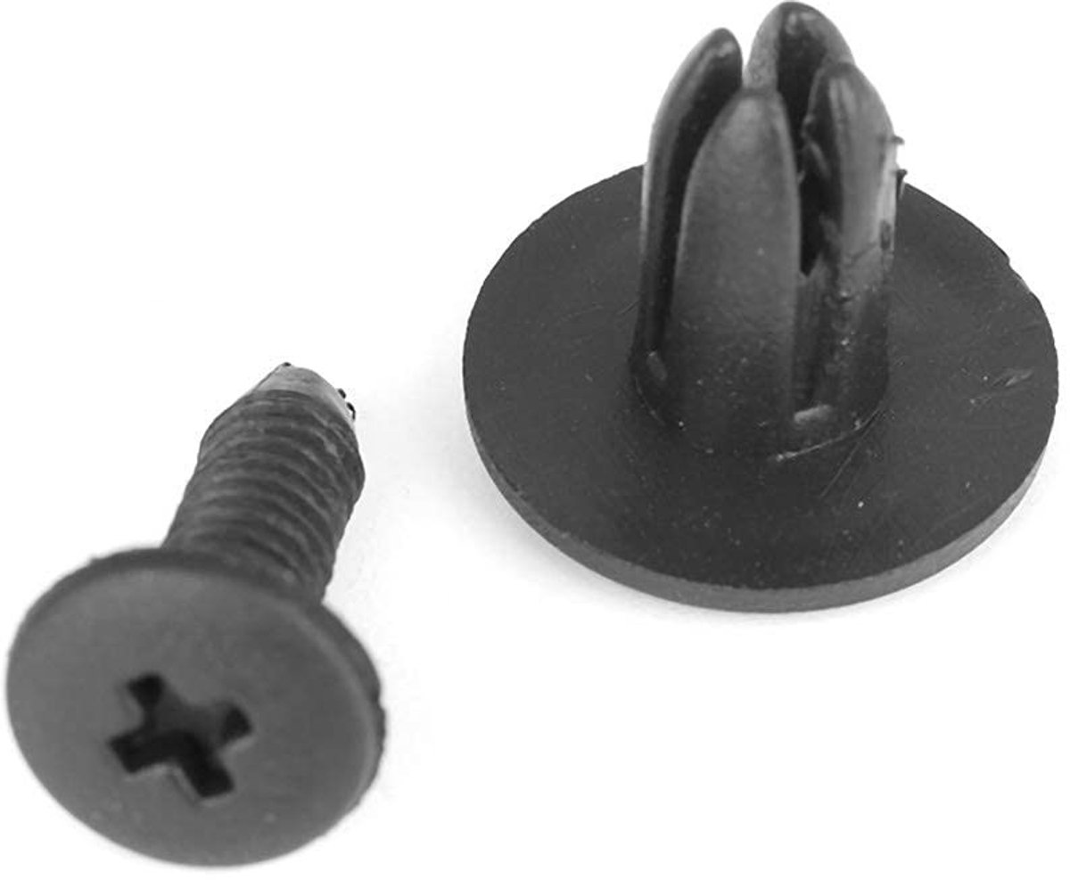 Elzusha - Auto Plastic Klinknagels - 6mm - 100 stuks - Bumper Push Pin Clip - Klinknagel Clip - Assortiment Kit - Geschikt voor auto onderhoud