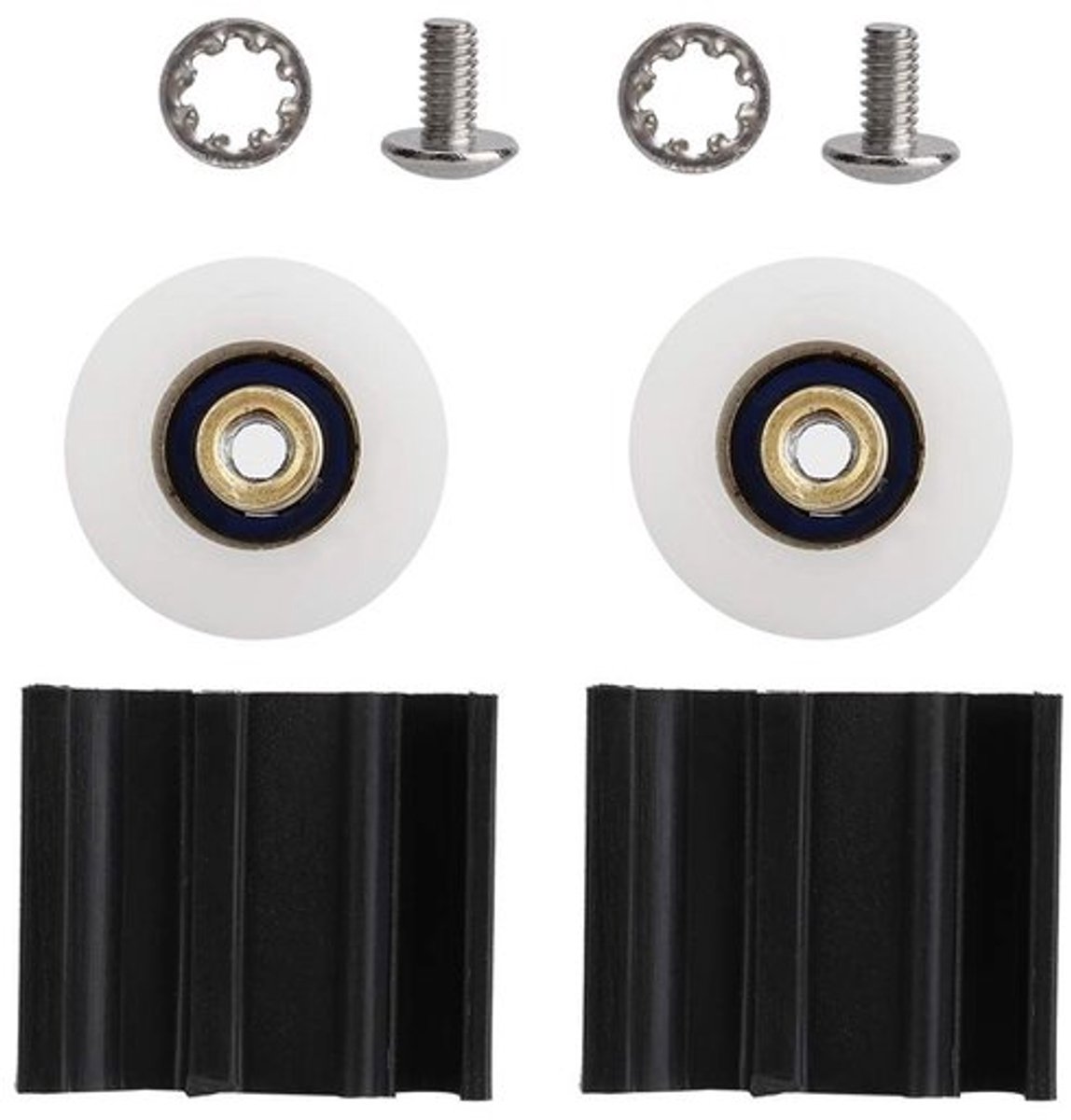 22mm Kassen Deur Wielen Vervangingssets voor Halls Deurwielen