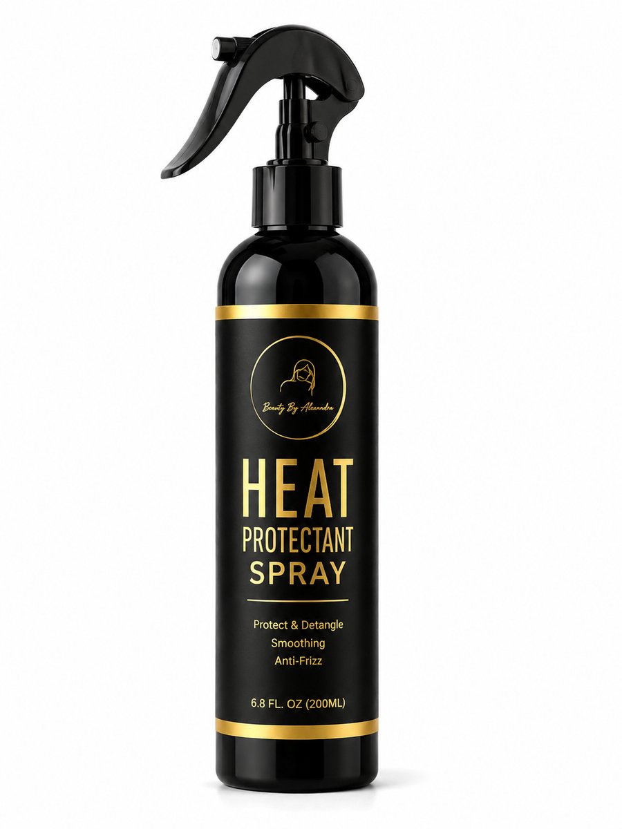Beauty By Alexandra - Heat Protectant Spray - Hittebescherming voor Styling tools - Anti-Breuk & Glans - Alle Haartypes - 200ml - haarspray