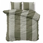 Dekbed-Discounter - Fresh and Co Dekbedovertrek 140 x 200/220 cm - Korte instopstrook - Wasbaar op 40 graden - Inclusief 1 kussensloop - Vertical Lines