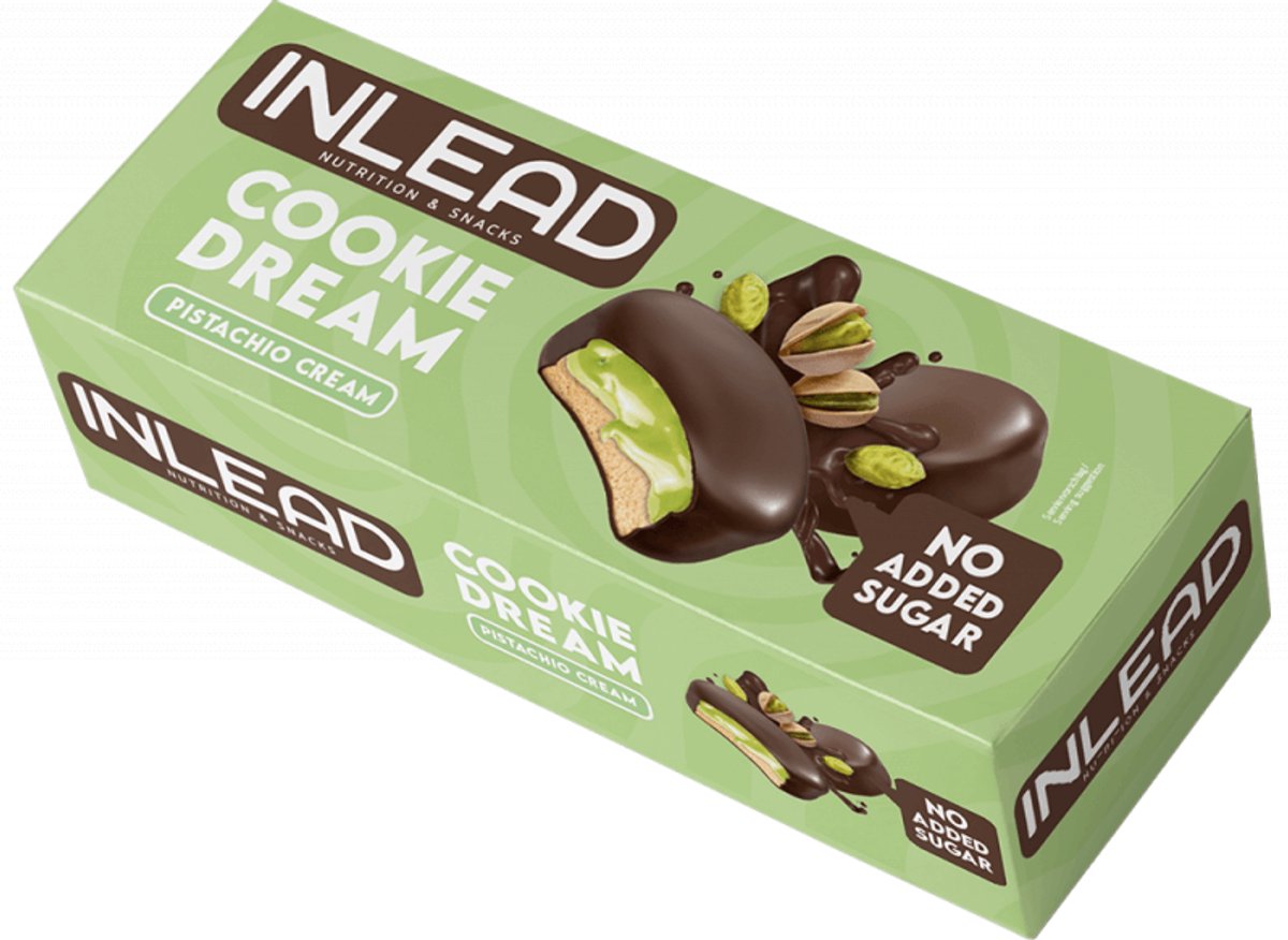 Inlead Cookie Dream Pistachio (128g) Pistachio Cream - Functionele voeding - Supervoeding