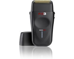 BaBylissPRO FX3 Double Foil Shaver FXX3SBE - Black - 10.000RPM - Lichtgewicht Behuizing - 180 minuten gebruik - For Professionals Only