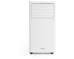 CREATE - Mobiele airco 4-in-1 WiFi 12000 BTU met warmtepomp - Wit - Met afvoerset voor schuifraam - SILKAIR DUAL CONNECT 12000