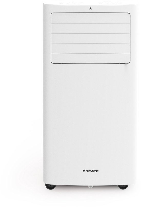 Mobiele airco 4-in-1 WiFi 12000 BTU met warmtepomp, verwarming, ontvochtiger, ventilator, wit, afvoerset