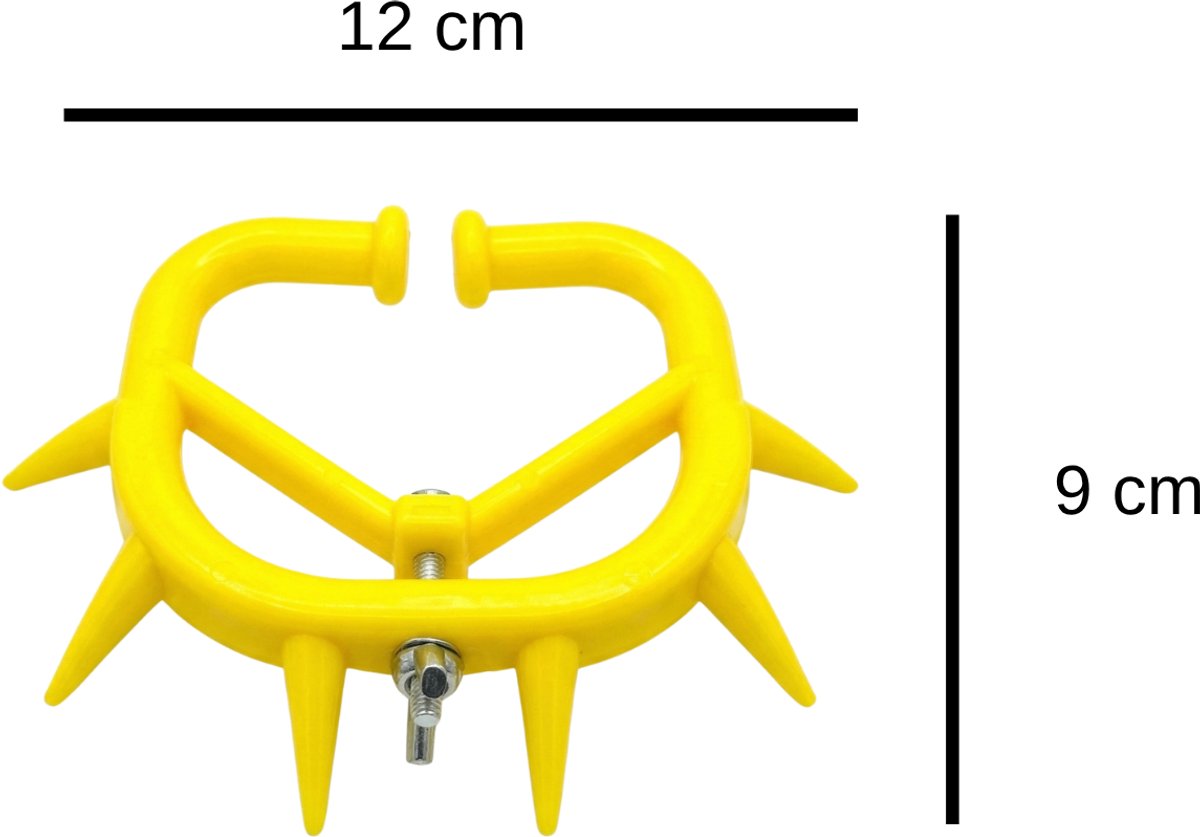 Anti-drinkring - Maat: 9 x 12 cm - Neusring voor kalveren en jongvee - Voorkomen zuigen (5 Stuks)