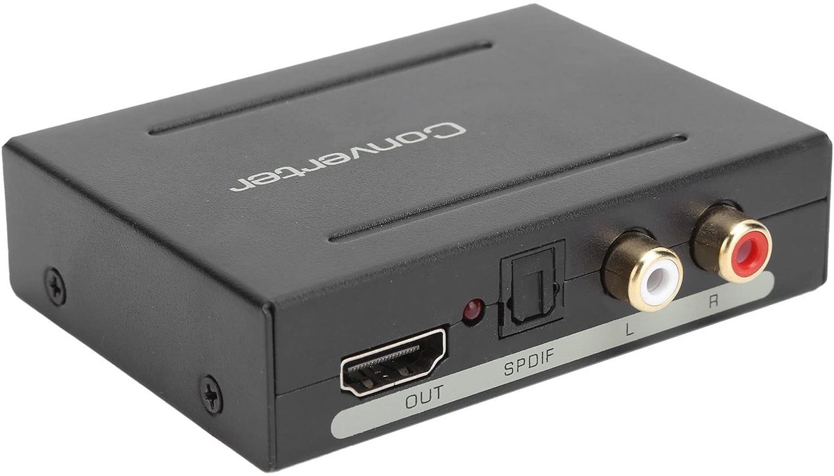 Jhubersproducts - Audio Extractor Converter - 4K30HZ Ondersteuning - Aluminiumlegering - Voor Projector en TV - Gemakkelijk in gebruik - Signaalverste
