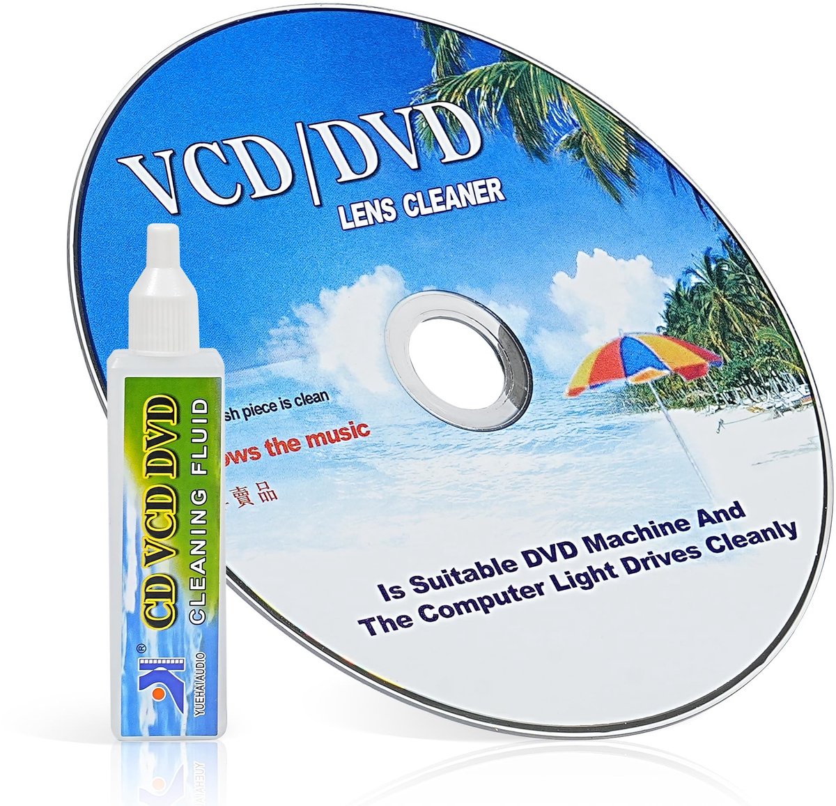 TRIXES Laser Lens Cleaner voor CD/DVD Spelers - Verbeter Geluidskwaliteit en Voorkom Reparaties