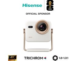 Hisense M2SE-PRO 4K TriChroma Laser Mini Projector, 65 tot 200 inch, 1150 ANSI lumen, Dolby Vision