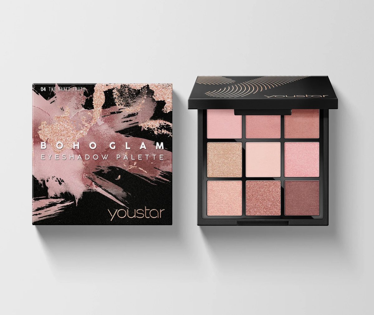 Youstar | Eyeshadow Palette 04 - The Naked Truth - 9 kleuren - Vegan