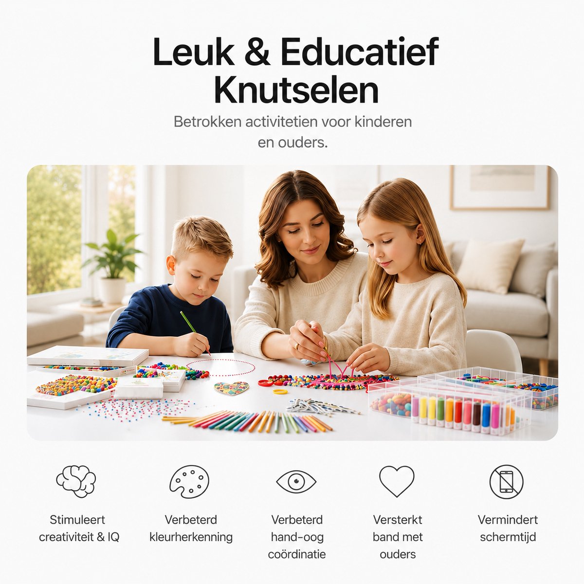 BOTC Sieraden Set - knutselen meisjes - armbandjes maken meisjes - 20kleuren - 4500-delig - Sprankelende Sieraden Maken Pakket - Kralen Set — afbeelding 10