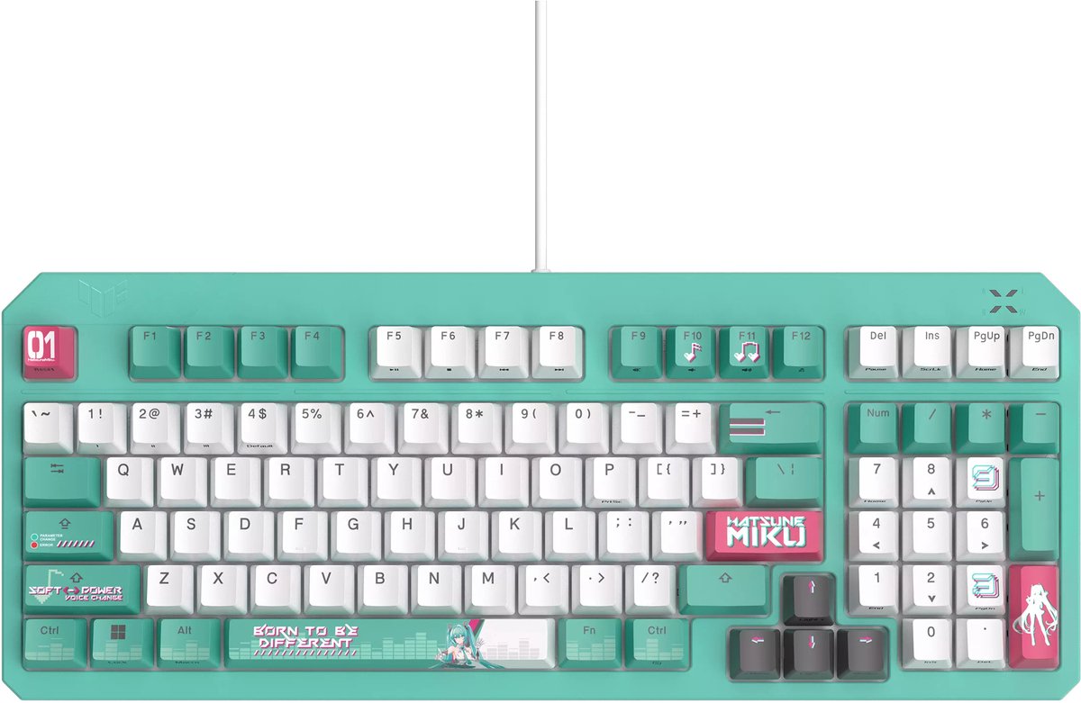 ASUS TUF Gaming K3 Gen II Hatsune Miku Edition