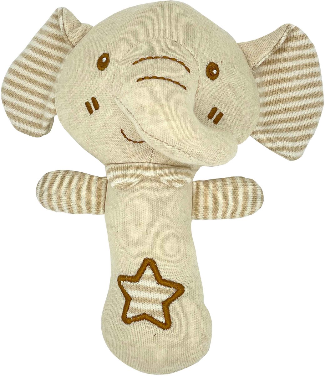 Rammelaar Olifant Kraamcadeau – Schattige Baby Knuffel & Babyspeelgoed voor Pasgeborenen