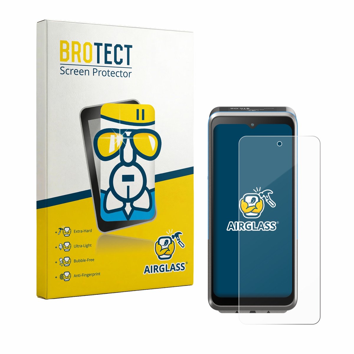 Screenprotector voor ingenico Axium DX8 Beschermglas transparant