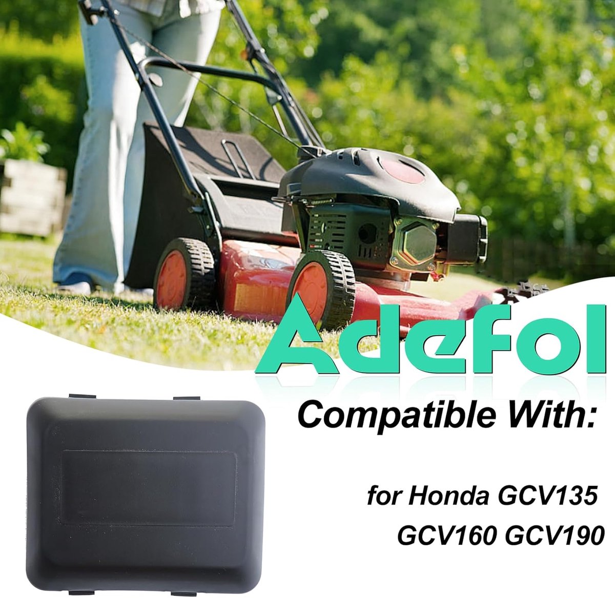 Luchtfilterkit voor Honda GV135 GCV160 GCV190 grasmaaier GX100 motor, ADEFOL luchtfilter + voorfilter + afdekking + bougie + brandstoffilter reserveonderdelen filter accessoires 17211-ZL8-023 – foto 7