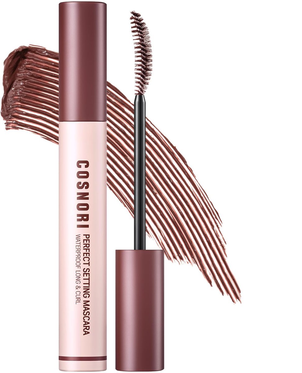 Cosnori Perfect Setting Mascara, 03 Rosy Brown, 0,24 fl oz (7 ml)