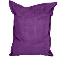 Lumaland - Luxe XXL zitzak - Beanbag van microvelours - Indoor - 380 Liter - 140 x 180 cm - Paars