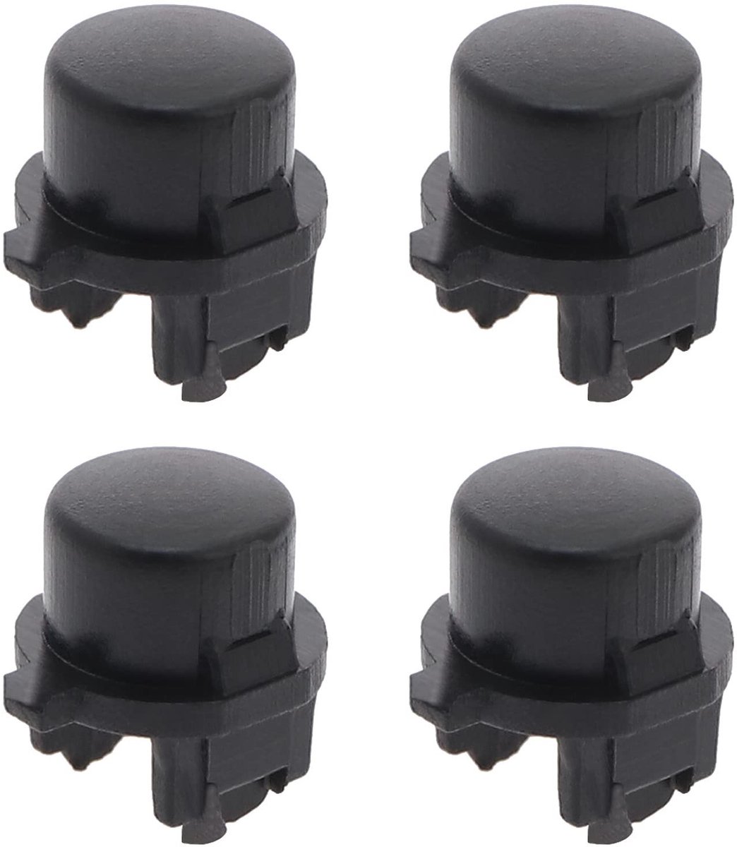 Jhubersproducts - Release Eject Lock Knoppen - Vervangende Onderdelen - Zwart - Compatibel met Joy-Con Controllers - 4 stuks voor Switch