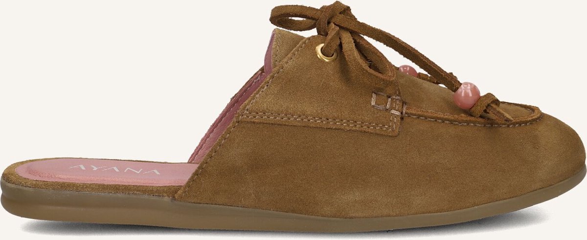 AYANA Vita Slip On Instappers - Dames - Camel - Maat 38
