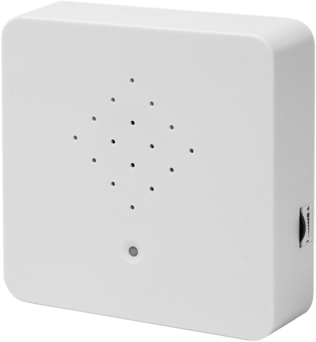 Dailygoods - Witte geluidsbox - Vogelgezang - Decoratieve klankkast - 12 cm - Ontspanning - Bewegingsmelder - Geschikt voor wellness - Kleur wit